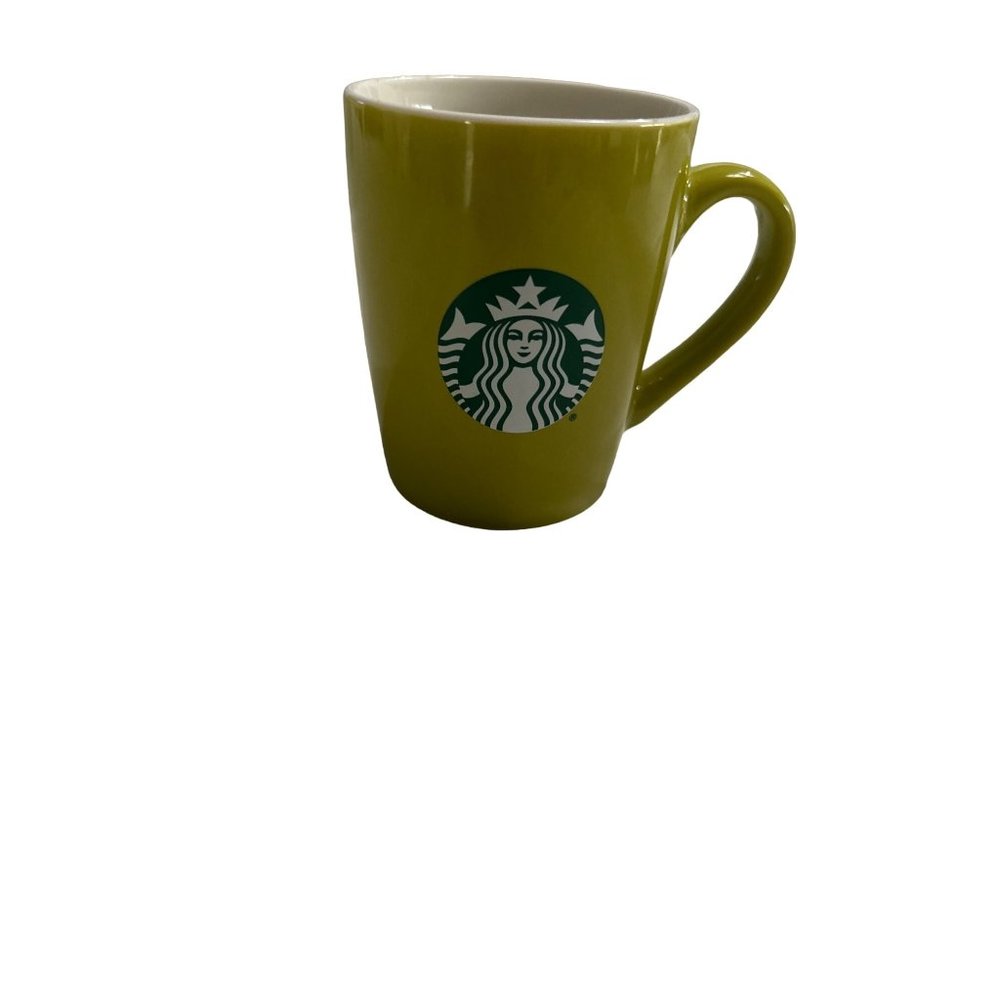 Starbucks olive Green Ceramic Coffee Tea Mug 10oz Cup 2021